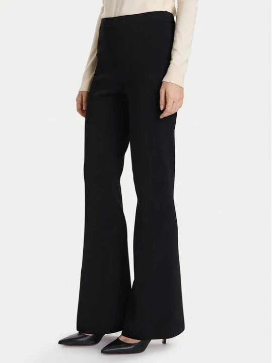 Obrázek produktu TWINSET Kalhoty z materiálu 252TP3206 Černá Flare Fit