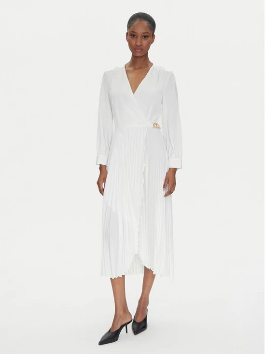Obrázek produktu TWINSET Koktejlové šaty 251TP2420 Krémová Loose Fit