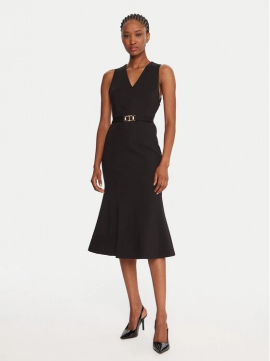 Obrázek produktu TWINSET Koktejlové šaty 252TP2606 Černá Slim Fit