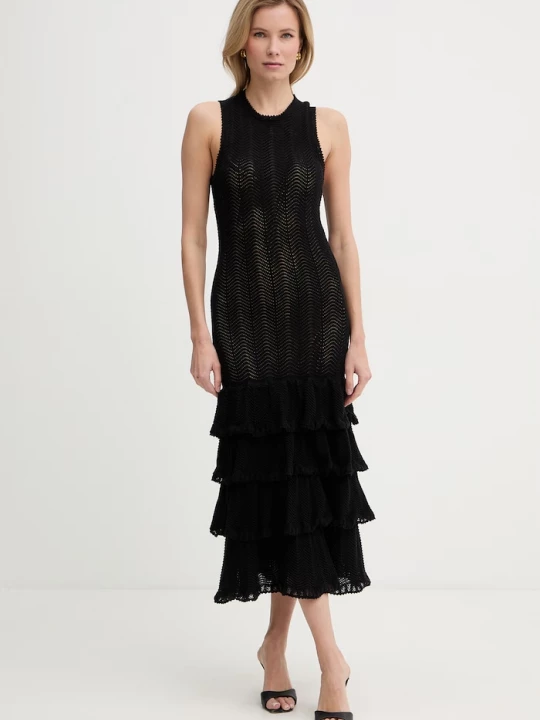 Obrázek produktu Twinset letní šaty bavlněné černá