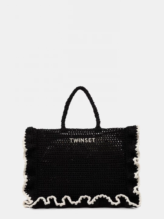Obrázek produktu Twinset nákupní taška dámská pletená černá