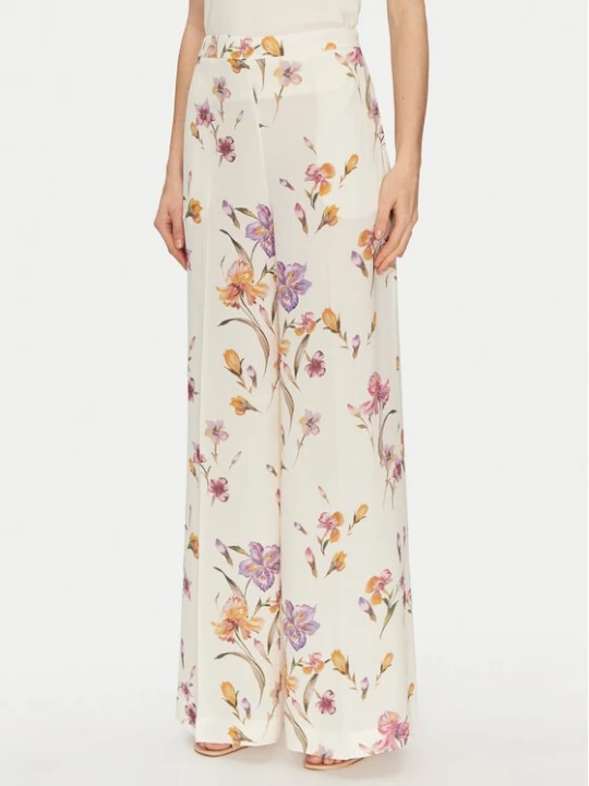 Obrázek produktu TWINSET Palazzo kalhoty 251TP2775 Écru Wide Leg Krémová