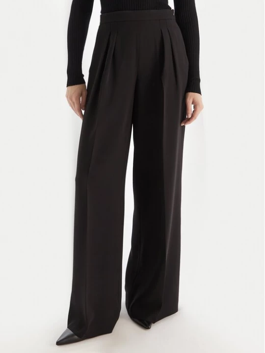 Obrázek produktu TWINSET Palazzo kalhoty 252TT2401 Černá Wide Leg