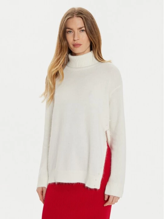 Obrázek produktu TWINSET Rolák 242TT3291 Bílá Loose Fit