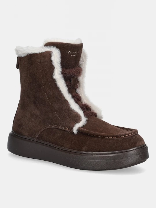 Obrázek produktu Twinset Semišové boty Twinset hnědá