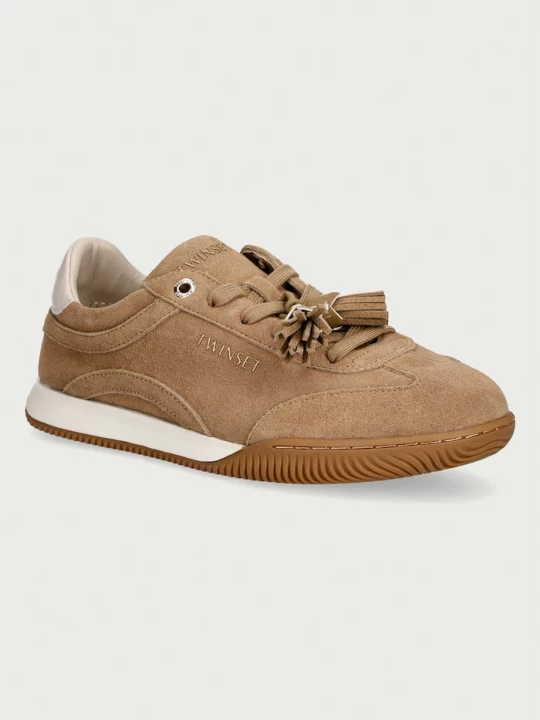 Obrázek produktu Twinset sneakers boty dámské semišové béžová