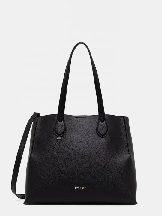 Obrázek produktu Twinset tote taška dámská z imitace kůže černá