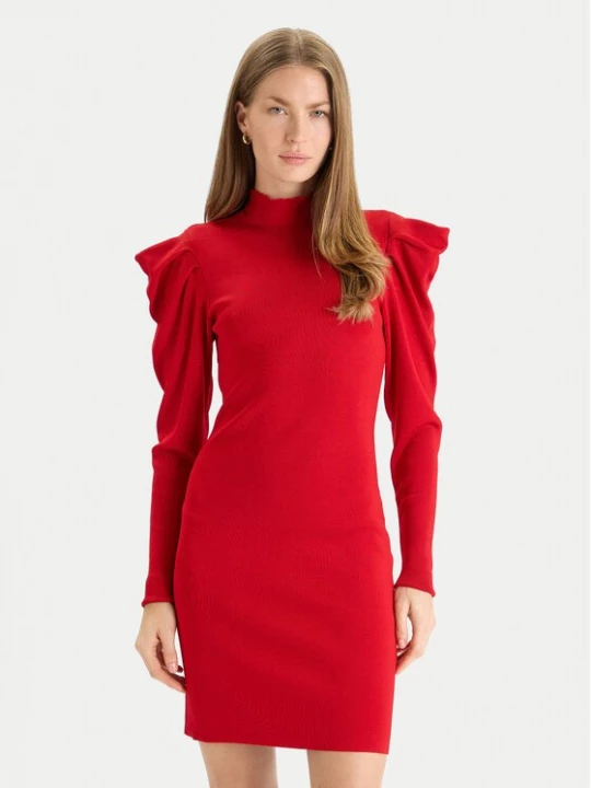 Obrázek produktu TWINSET Úpletové šaty 252AT3010 Červená Slim Fit