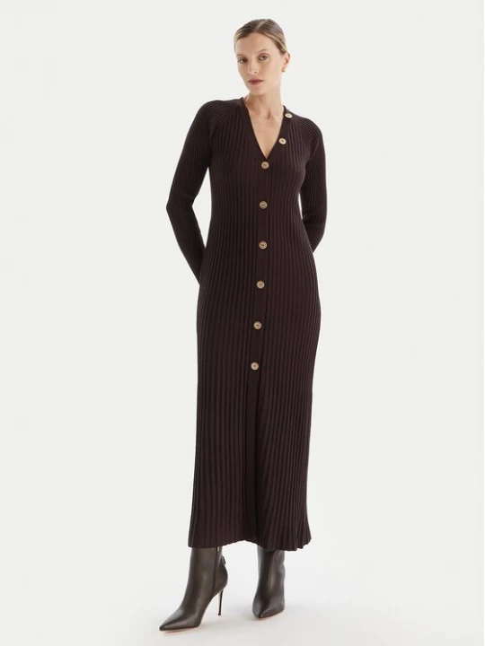 Obrázek produktu TWINSET Úpletové šaty 252TT3400 Hnědá Slim Fit