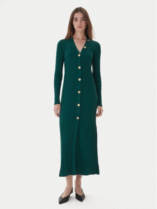 Obrázek produktu TWINSET Úpletové šaty 252TT3400 Zelená Slim Fit