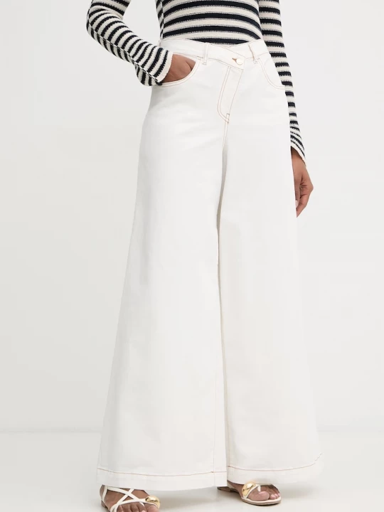 Obrázek produktu Twinset wide leg džíny dámské béžová