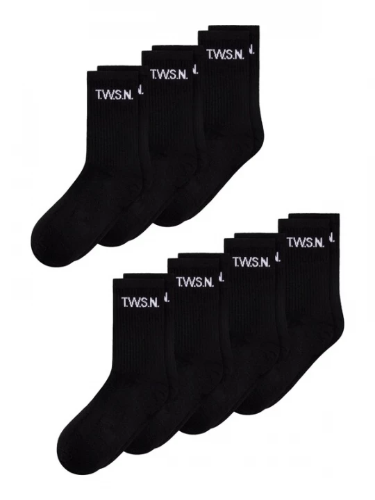 Obrázek produktu TWO SOON Ponožky černá / bílá