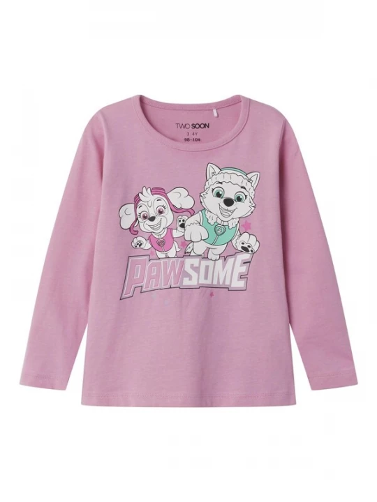 Obrázek produktu TWO SOON Tričko 'Paw Patrol'  světlemodrá / pink / bílá
