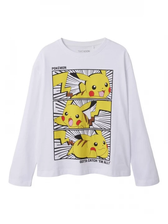 Obrázek produktu TWO SOON Tričko 'Pokémon'  žlutá / červená / černá / bílá
