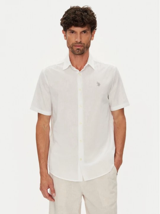 Obrázek produktu U.. Polo Assn. Košile MUP3254 Bílá Regular Fit U.S. POLO ASSN.