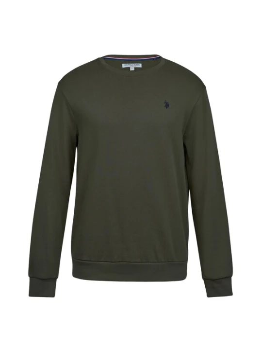 Obrázek produktu U.. POLO ASSN. Mikina 'UMHugo' jedle / černá U.S. POLO ASSN.