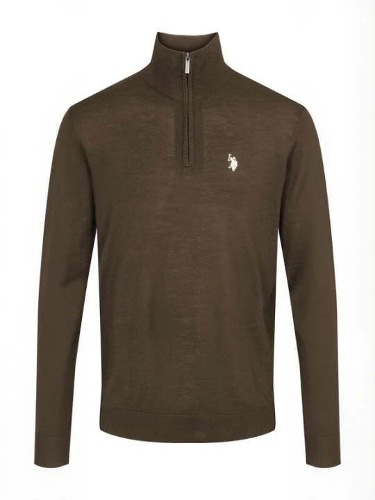 Obrázek produktu U.. POLO ASSN. Svetr 'Mason' kaštanově hnědá U.S. POLO ASSN.