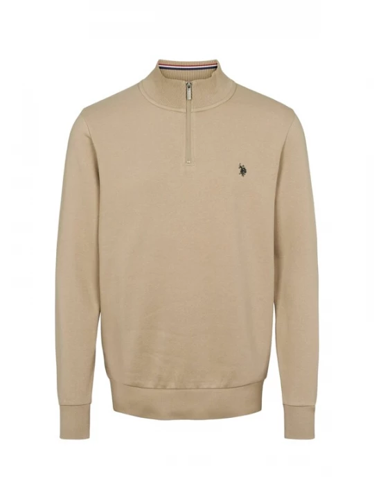 Obrázek produktu U.. POLO ASSN. Svetr 'UMKurt' béžová U.S. POLO ASSN.
