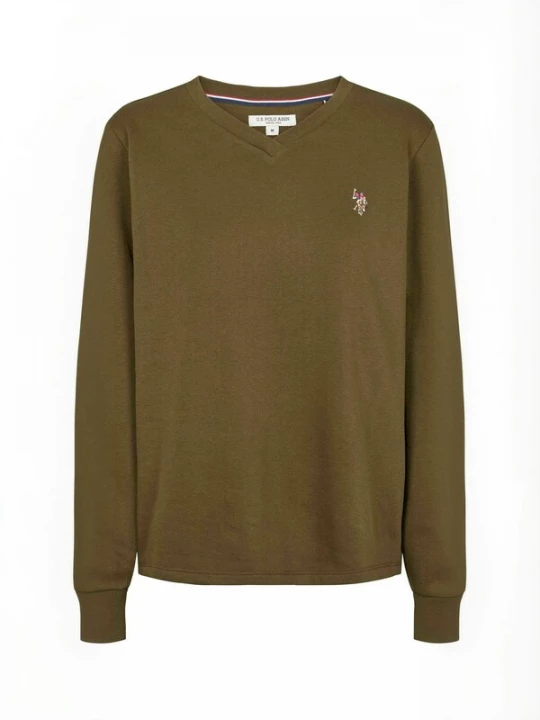 Obrázek produktu U.. POLO ASSN. Svetr ' UWMacy ' olivová U.S. POLO ASSN.