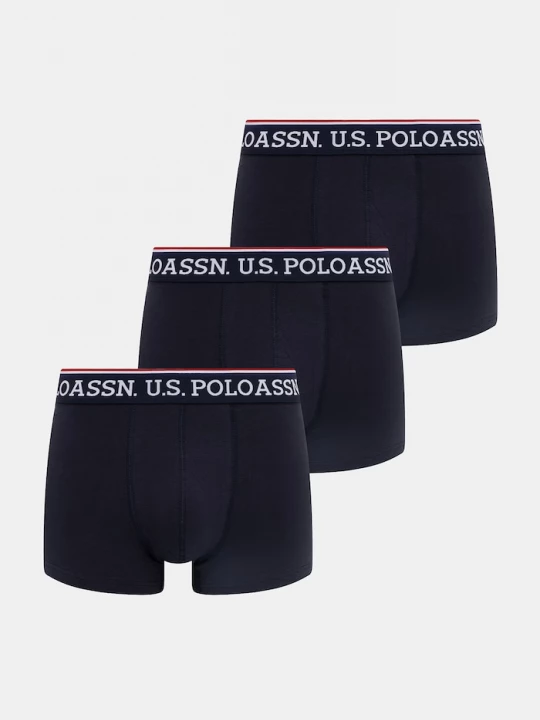 Obrázek produktu U.S. Polo Assn. Boxerky U.S. Polo Assn. USPA BRAND HIGHLIGHT 3-pack námořnická modř