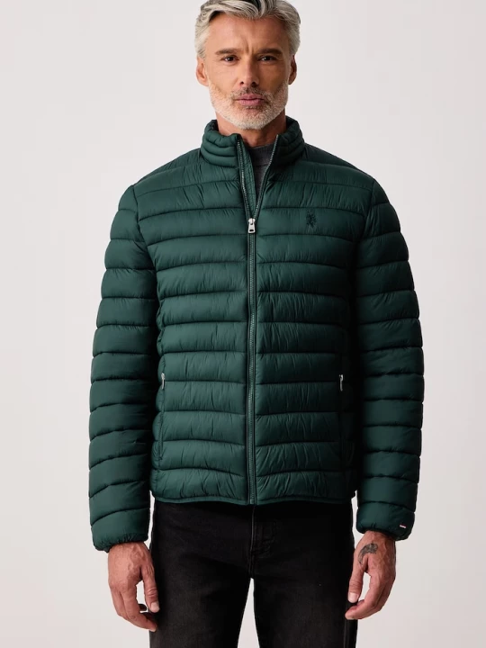 Obrázek produktu U.S. Polo Assn. bunda pánská LIGHTWEIGHT BOUND QUILTED zelená
