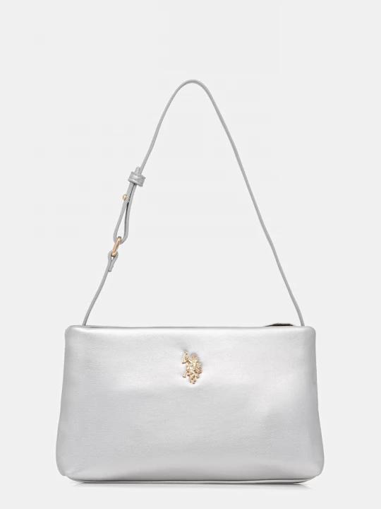 Obrázek produktu U.S. Polo Assn. crossbody kabelka dámská z imitace kůže CEREMONY stříbrná