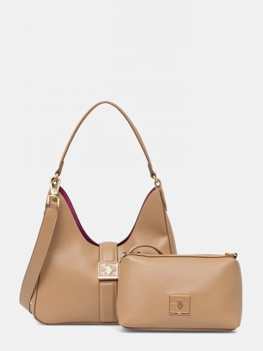 Obrázek produktu U.S. Polo Assn. crossbody kabelka dámská z imitace kůže MARGARET béžová
