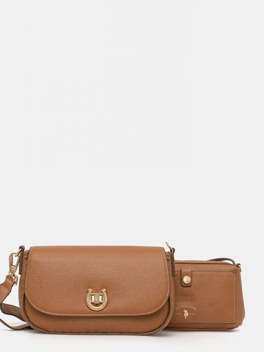 Obrázek produktu U.S. Polo Assn. crossbody kabelka dámská z imitace kůže Middleton hnědá