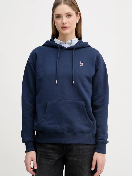Obrázek produktu U.S. Polo Assn. dámská mikina s kapucí DHM námořnická modř