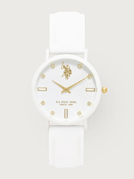 Obrázek produktu U.S. Polo Assn. hodinky dámské LUCY CRYSTAL béžová