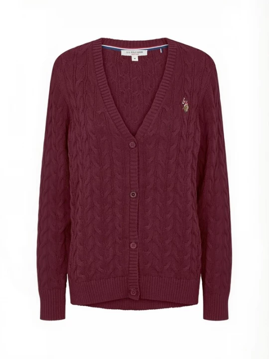 Obrázek produktu U.S. POLO ASSN. Kardigan ' UW V-neck ' šedá
