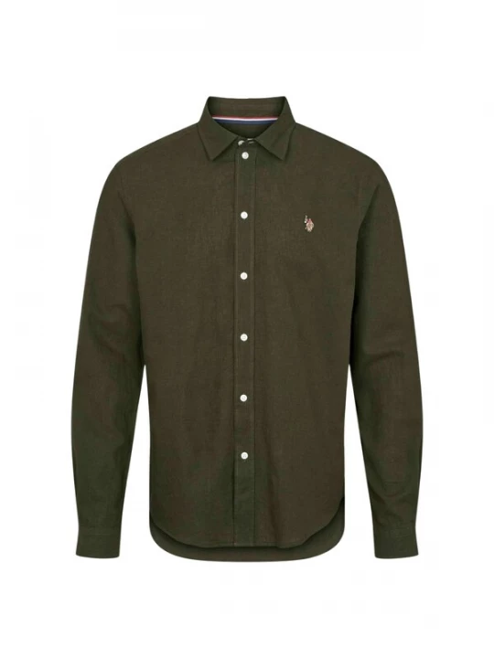 Obrázek produktu U.S. POLO ASSN. Košile 'UMBOLT' tmavě hnědá