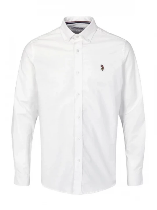Obrázek produktu U.S. POLO ASSN. Košile 'UMCalvert' hnědá / červená / bílá