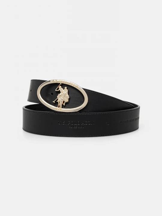 Obrázek produktu U.S. Polo Assn. Kožený pásek U.S. Polo Assn. Marshall černá