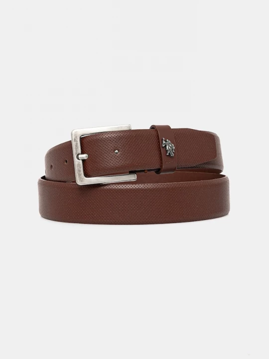 Obrázek produktu U.S. Polo Assn. Kožený pásek U.S. Polo Assn. Michigan hnědá