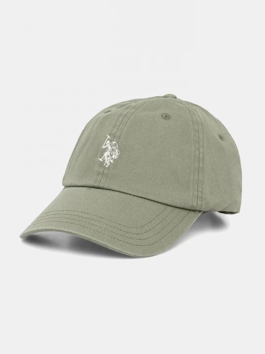 Obrázek produktu U.S. Polo Assn. kšiltovka pánská bavlněná OUTLINE DHM WASHED CASUAL zelená