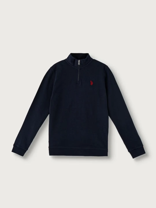 Obrázek produktu U.S. Polo Assn. mikina dětská s bavlnou námořnická modř