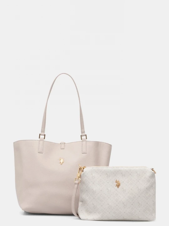 Obrázek produktu U.S. Polo Assn. nákupní taška dámská z imitace kůže Malibu béžová