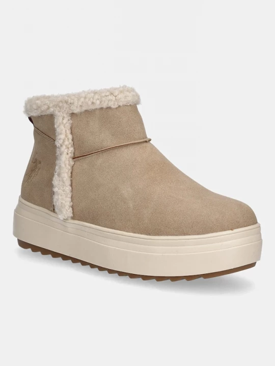Obrázek produktu U.S. Polo Assn. Nízké kozačky U.S. Polo Assn. ICY006 béžová
