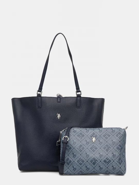 Obrázek produktu U.S. Polo Assn. Oboustranná kabelka U.S. Polo Assn. Malibu námořnická modř