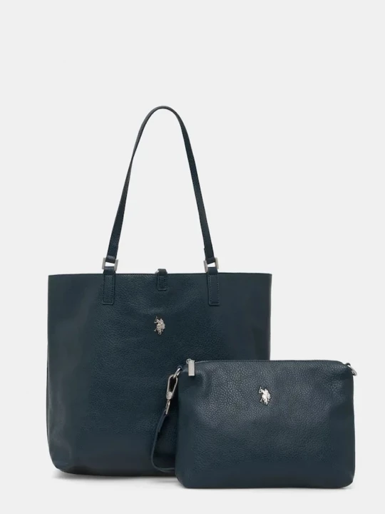 Obrázek produktu U.S. Polo Assn. Oboustranná kabelka U.S. Polo Assn. Rogersville tyrkysová