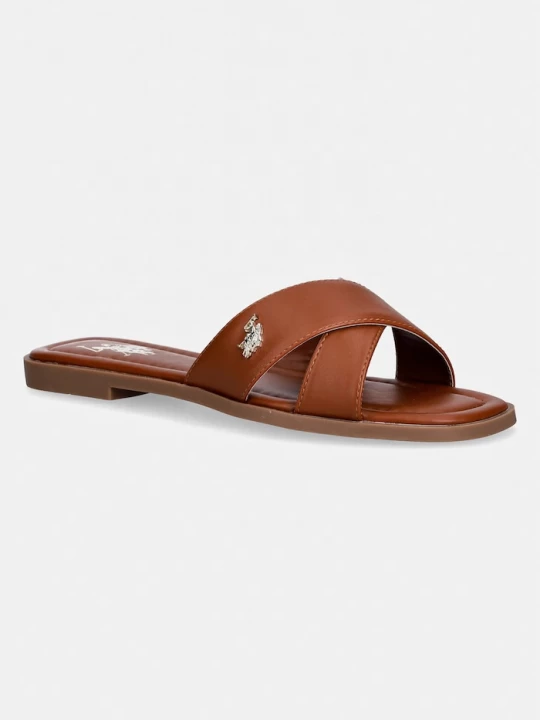 Obrázek produktu U.S. Polo Assn. Pantofle U.S. Polo Assn. GENNY002 hnědá
