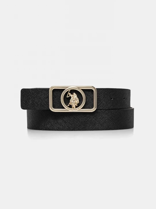 Obrázek produktu U.S. Polo Assn. pásek dámský z imitace kůže černá