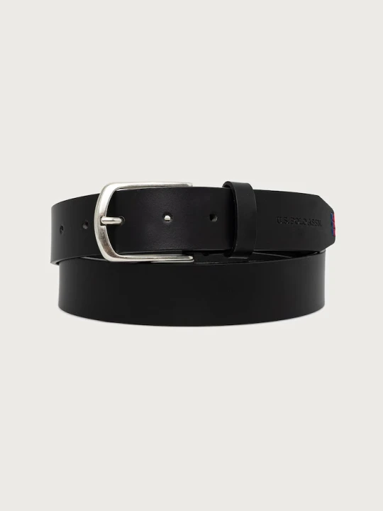 Obrázek produktu U.S. Polo Assn. pásek pánský kožený SILVER LAKE H35 černá