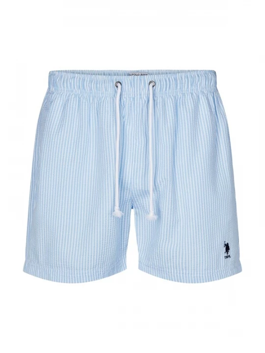 Obrázek produktu U.S. POLO ASSN. Plavecké šortky 'UMBRIGGS' světlemodrá / bílá