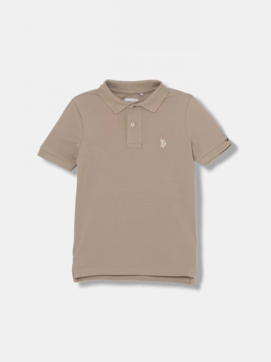 Obrázek produktu U.S. Polo Assn. polo dětské bavlněné béžová