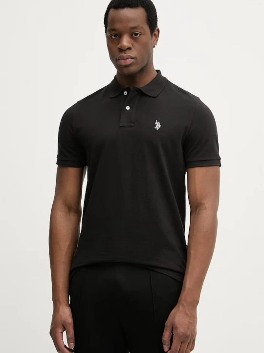 Obrázek produktu U.S. Polo Assn. polo pánské bavlněné DHM PIQUE černá