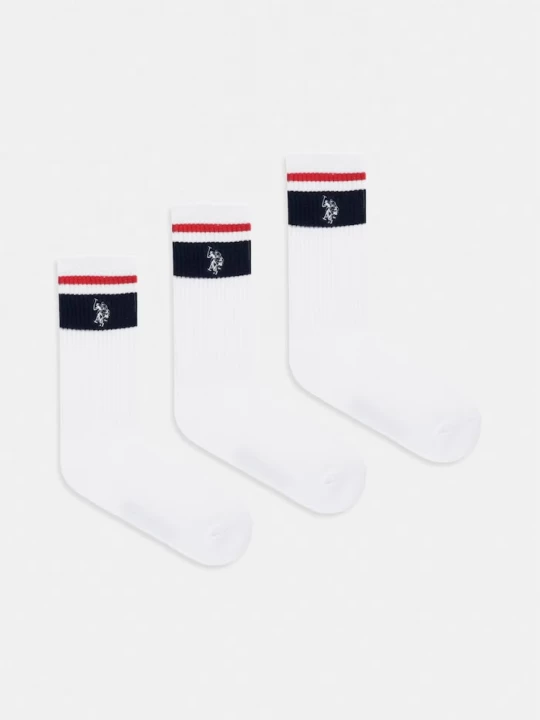 Obrázek produktu U.S. Polo Assn. Ponožky U.S. Polo Assn. BRAND STRIPE SPORTS 3-pack
