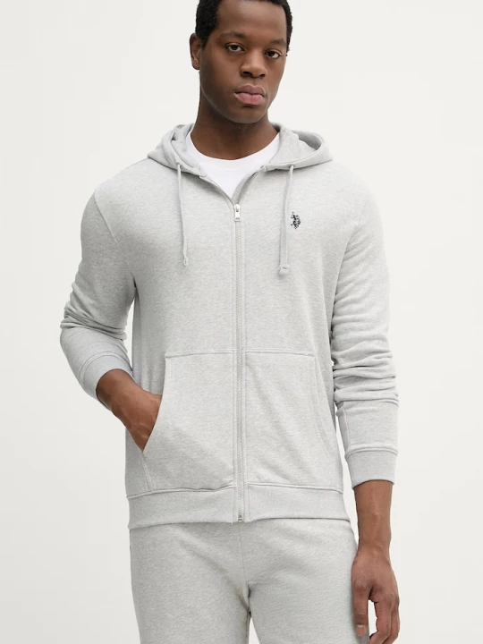 Obrázek produktu U.S. Polo Assn. rozepínací mikina pánská s bavlnou DHM LB