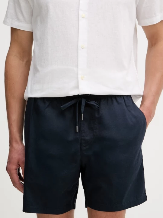 Obrázek produktu U.S. Polo Assn. Šortky s přídavkem lnu U.S. Polo Assn. LINEN DECK námořnická modř
